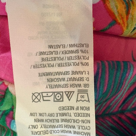 Swimsuit 2 pc, size 22W by Kim Gravel swimsuits. NWT pink floral - Picture 11 of 14